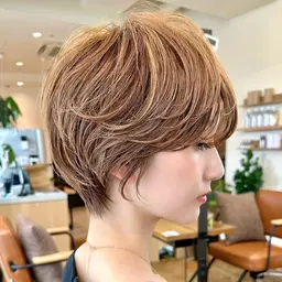 【💛早い者勝ち!!💛🍫2月限定🍫】カット+透明感カラー(白髪染め⭕️)+最高級トリートメント【ショート限定】