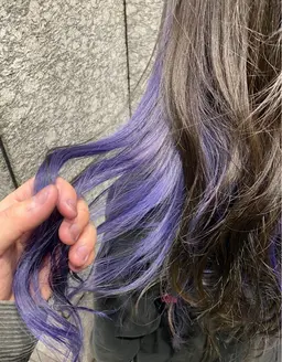 🍌ブリーチ【インナーorハイライトのみ(全体❌)】×全体カラー×最高級トリートメント×超音波アイロン🍌