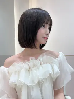 【ショート、ボブ】小顔カット＋選べる髪質改善超音波トリートメント¥4,980~【新宿/韓国ヘア】