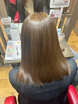 ノンダメージストレート+シャンプーブロー