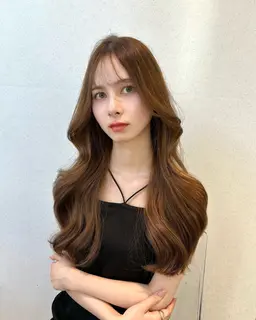 【🎀人気NO.1🎀】ケアカラー+韓国風カット+高保湿2stepトリートメント💫ロング料金なし🪽