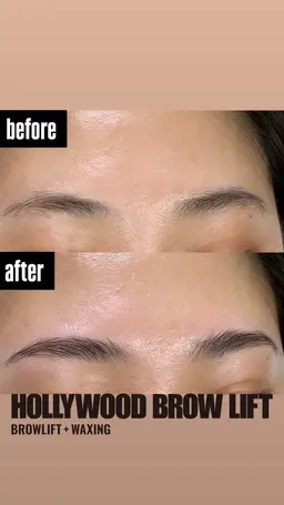 ハリウッドブロウリフト【毛流れ矯正➕ワックス脱毛➕メイク⠀】