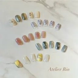 12種類から選べる♡月替わり定額デザイン【2本アート】