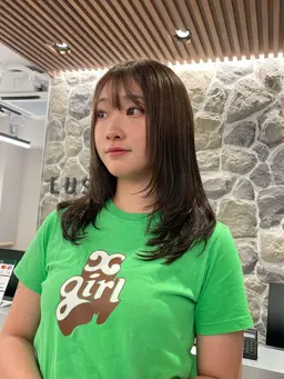 大人気！✨レイヤーカット+透明感カラー