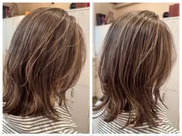 コントラストハイライト✨+カット+Wトリートメント