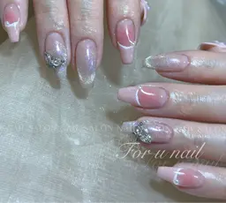 （チップ長さだし）🫧持ち込みデザイン6本パーツつけ放題