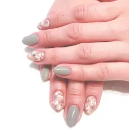 定額ジェルネイル(アート両手で4本以内)