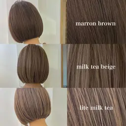 ブリーチ無しで作れる透明感カラー🌈+オッジオット5Stepトリートメント⭐️