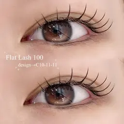 【リピーター様】 超軽量フラットラッシュ🪽100本　オフ➕500円
