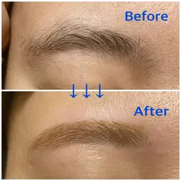 【アイブロウ＆眉トーンアップ】🍎眉毛の色味を明るくしWaxで形を整えます★5300円★