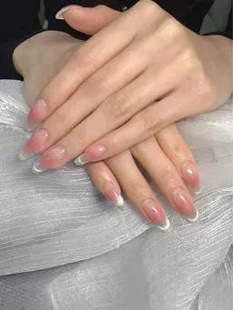 チップ長さだし☆チークネイル+マグネット