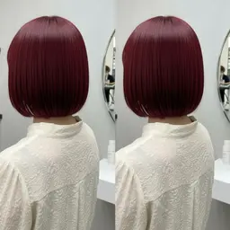 【色持ち重視🍷】暖色カラー＋髪質改善トリートメント 💎