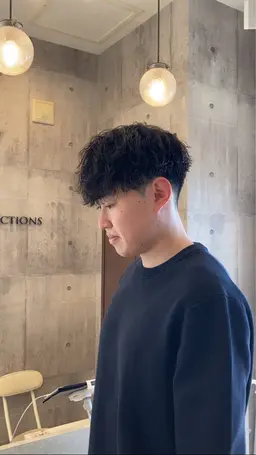 🎀【新規】メンズカット＋オリジナルパーマ(波巻き・ツイスト・ツイストスパイラル・スパイラル)🎀