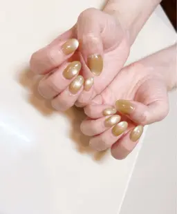 マグネットネイル🧲オフ代別途￥1650(パラジェル＆フィルイン)