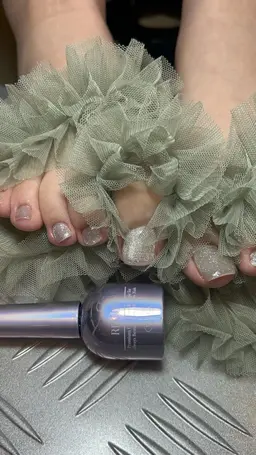 オフあり💫【フット】大人気☆マグネットネイル[ワンカラー/韓国ネイル]　　￥4980