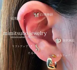 SNSで話題💕耳ツボジュエリー💎