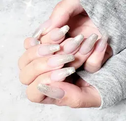 ハンド ラメグラデーション (オフなし) ※ベースカラーあり