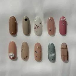 【オフあり】 ワンカラー+写真アート2本