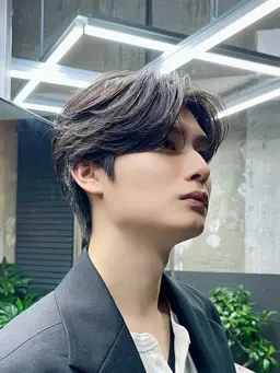 【韓国風】メンズ曲がる縮毛矯正+カット+トリートメント