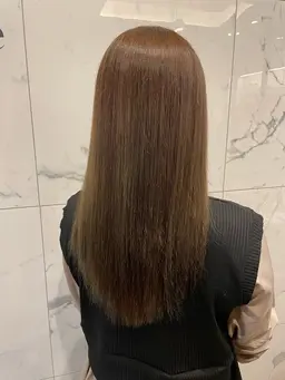 カット＋酸性ストレート＋トリートメント