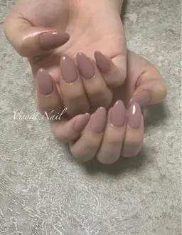 オフなしワンカラー(ハンド・オフなし)マグネットネイル+1000円 オフィス/シンプル