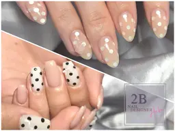 ミニモ学割4/8限定【現金限定】オフ込・ジェルモデル募集◇ワンカラー【選べる400色】大きめドットが旬🍒ドット4本