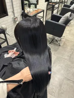 【ミニモ学割/カット無し/平日限定✨️】ケアカラー💎➕超音波3stepトリートメント🪞(暗髪/髪質改善/艶髪)