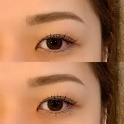 眉毛とまつ毛のセットメニュー⋆͛📢⋆パリジェンヌラッシュリフト(上のみ)&美眉スタイリング(再来 ¥9000)