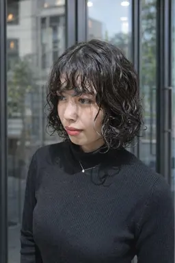 【期間限定】✂︎レディースカット✂︎＋パーマ🫧＋コーティングトリートメント付き🩷【コールドパーマ💫】