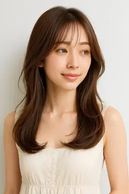 【女性ロング限定】レイヤーカット+極艶トリートメント