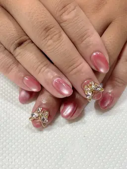 マグネットワンカラー　オフ無し　　　　　　　　　　　　　　　　ストーン、アート追加できます(追加料金別途ご相談)