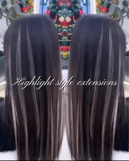 【この冬染めれない人におすすめ✨】ポイント艶エクステ　40本つけ放題❤️‍🔥