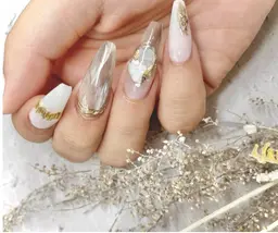 オフ/ケア込み💎ハンド💅持込Bコース💅(6​〜​8本アート)キャラクター不可❌