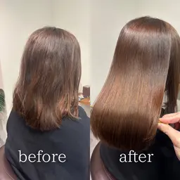 【先着5名限定⭐︎髪質改善ストレート初心者用】ミディアムヘア:髪質改善ストレートパーマ