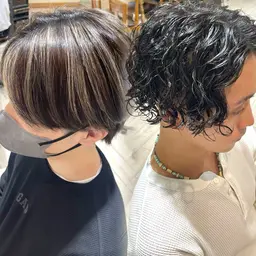 【men's】🔅カット×1カラー（白髪染め対応)orケアパーマ🔅