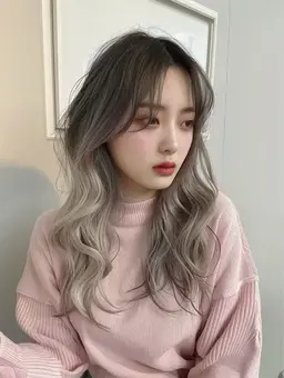 バレイヤージュorグラデーションカラー モデルメニュー🩵