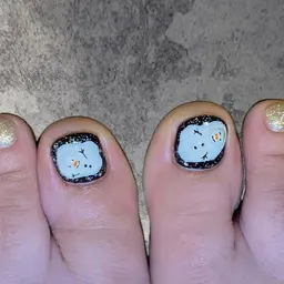 【オフあり】フット親指アートor親指パーツ🦋︎︎☁