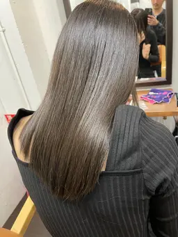 カット➕TOKIOデザイン縮毛矯正ストレート