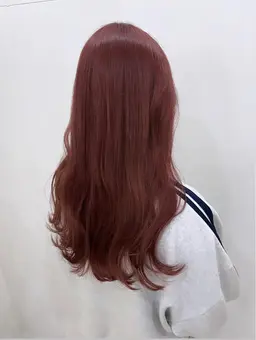 カット＋ブリーチ＋艶カラー