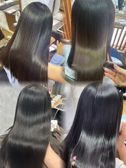 【🫧ブリーチ毛でも艶髪になれちゃう🫧】髪質改善美髪エステ矯正+カット　✨11,980✨