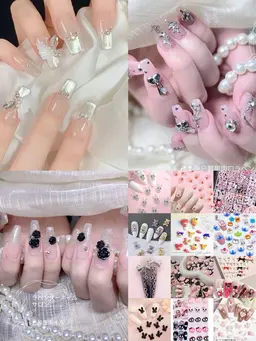 💅No.1🏆🩵マグネット/フラッシュ/ワンカラー+✨10本ストーンハーツつけ放題 /💅やり放題￥７,280