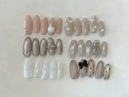 ハンド　定額デザイン　Simple韓国ネイル　【オフあり】