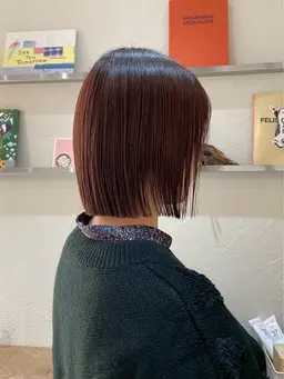 湿気対策☔️柔らかい質感をつくる酸性ストレート🫧