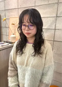 【平日限定⠀】カット+プレミアムパーマ+『スペシャル補修』髪質改善トリートメント