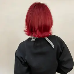 【ダメージ94%off♪】カット+ケアブリーチ+髪質改善inケアカラー