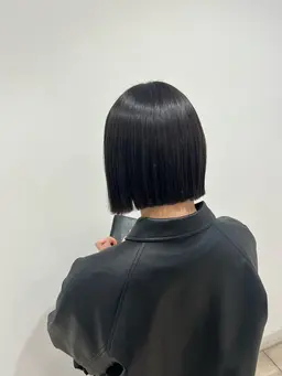 🙊💜パツッとボブカット➕ワンカラー💕