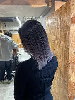 バレイヤージュ + 水素トリートメント🫧