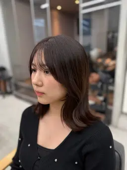 ‎🤍前髪（顔周り）縮毛矯正 🪽＋前髪カット＋超音波トリートメント