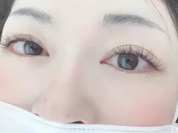 【LEDマツエク120本】モデル様/フラットラッシュ♡