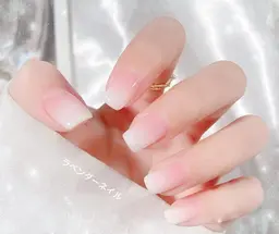 💅【ソフトジェルオフ無料♡Hand】クリアピンク✖︎カラーグラデーションネイル1色 ¥6,000